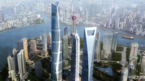 632米中国第一高楼完工 电梯速度可达每秒18米